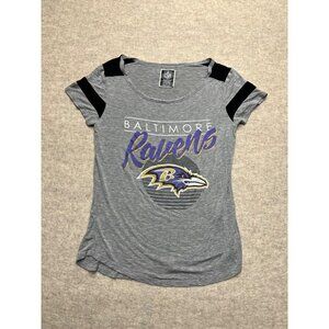 NFL Team Apparel Baltimore Ravens Lightweight Short Sleeve T-Shirt Medium